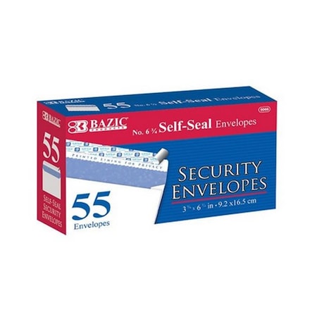 Bazic #6 3/4 Self-Seal Security Envelope, 1320PK